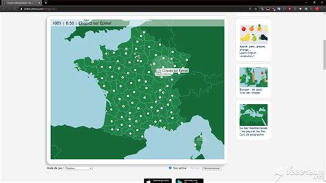 Seterra Les préfectures 100 Pin 1 44 YouTube