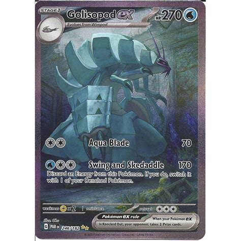 Pokemon Trading Card Game 246 182 Golisopod Ex Special Illustration