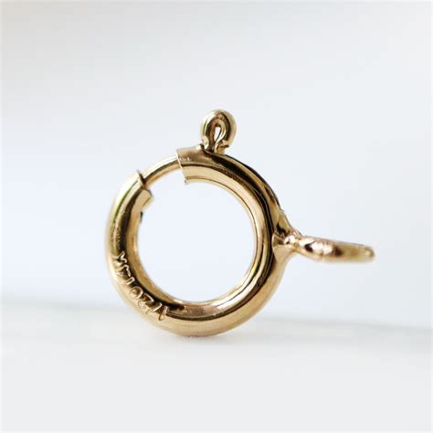 mm  spring ring clasp  open ring pcspk gt