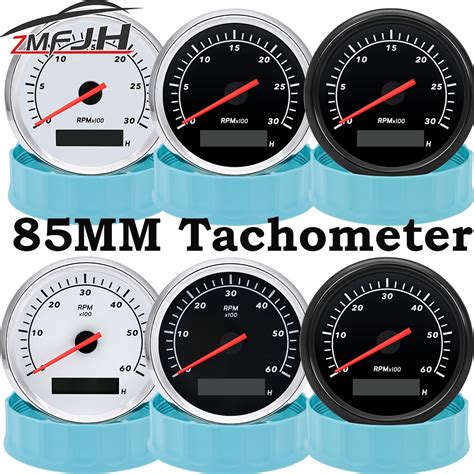 New Mm Boat Tachometer Rpm Marine Tacho Meter Rpm Rpm