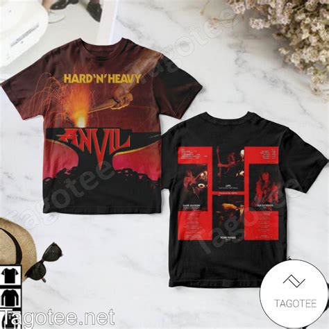 Anvil Hard N Heavy Album Cover Shirt Tagotee