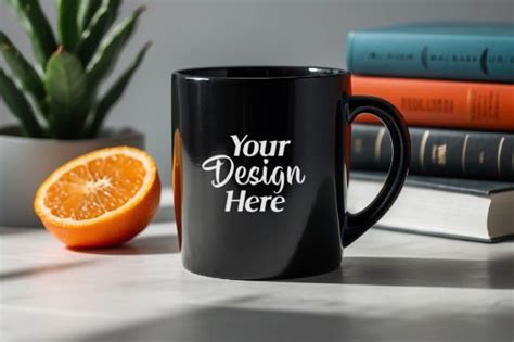 Black Mug Mockup Graphic By Mercimockups Creative Fabrica