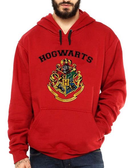 Blusa Moletom Harry Potter Hogwarts School Bruxo R 69 90 Em Mercado