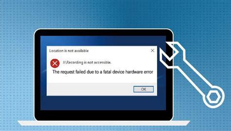 How To Fix The Request Failed Due To A Fatal Device Hardware Error Rene E Laboratory