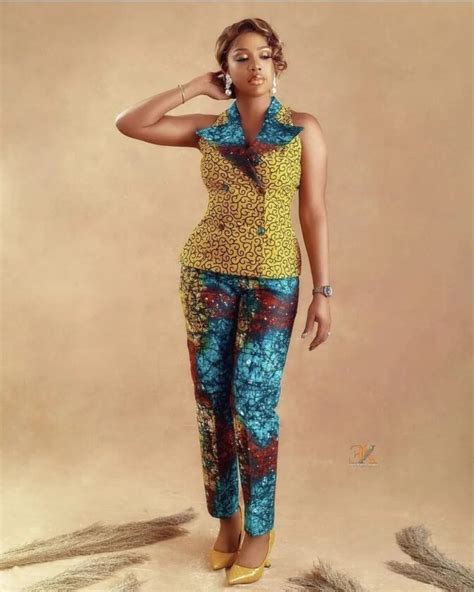 Exclusive Ankara Trouser And Jumpsuit Styles 2022 For Ladies Ladeey