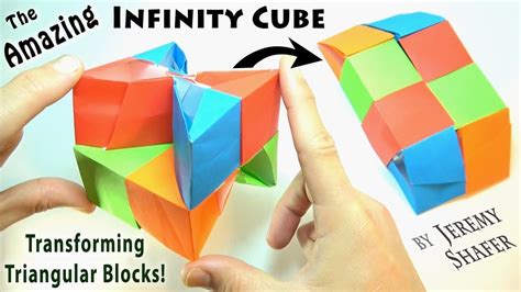 How To Make The Amazing Origami Infinity Cube Of Transforming