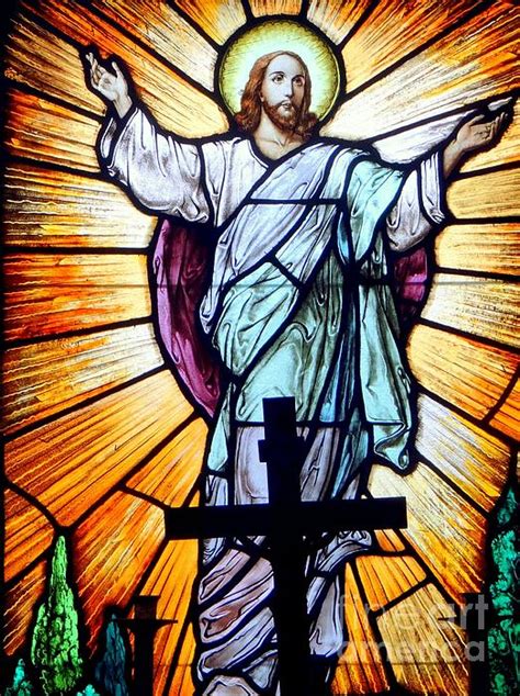 Risen Christ Stained Glass