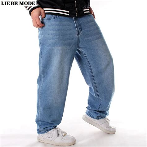 Pantalones Vaqueros Holgados Estilo Callejero Hip Hop Para Hombre