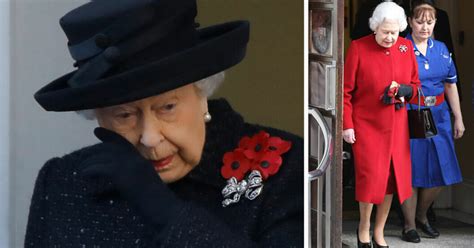 Drottning Elizabeth För Sjuk Bryter Idag Traditionen Hänt