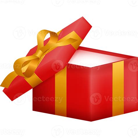 Opened Gift Box Design 12808416 PNG