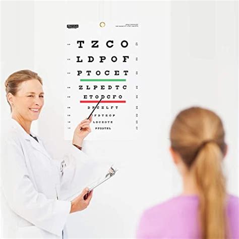 PECULA Eye Chart Snellen Eye Chart Wall Chart Snellen Charts For Eye