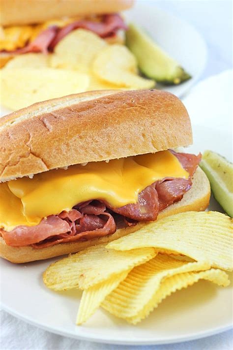 Hot Ham and Cheese Sandwiches • Now Cook This!