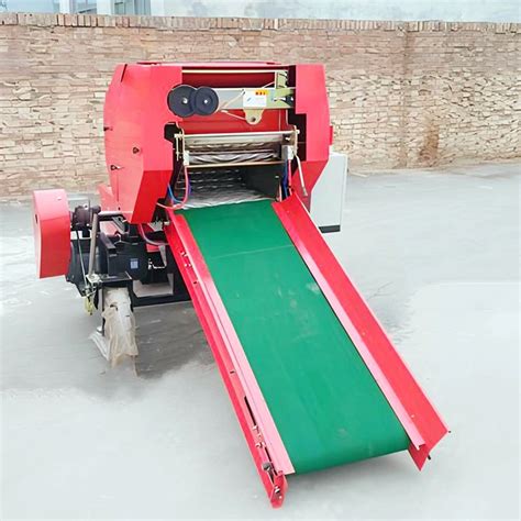 Stalk Baling Wrapper Machine Round Hay Baler Corn Silage Baler