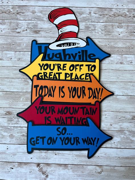 Seussville Quote Signs Dr Seuss Quote Signs Yoryina Creations