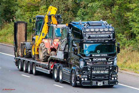 Williamson S Scania R Series V8 Southbound M74 Near Lar Flickr