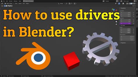 How To Use Drivers In Blender Tutorial Youtube