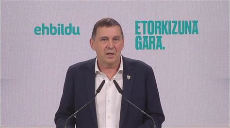 Otegi no se presentará como candidato de EH Bildu a lehendakari