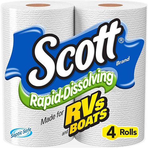 Scott Rapid Dissolving Toilet Paper 48 Rolls