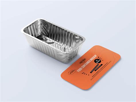 Free Disposable Aluminum Foil Food Container Mockup Psd Files Good