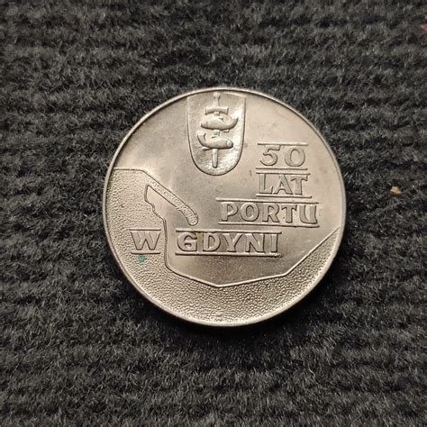 10zł 50 lat Portu w Gdyni 1972r PRL 12243133777 oficjalne archiwum