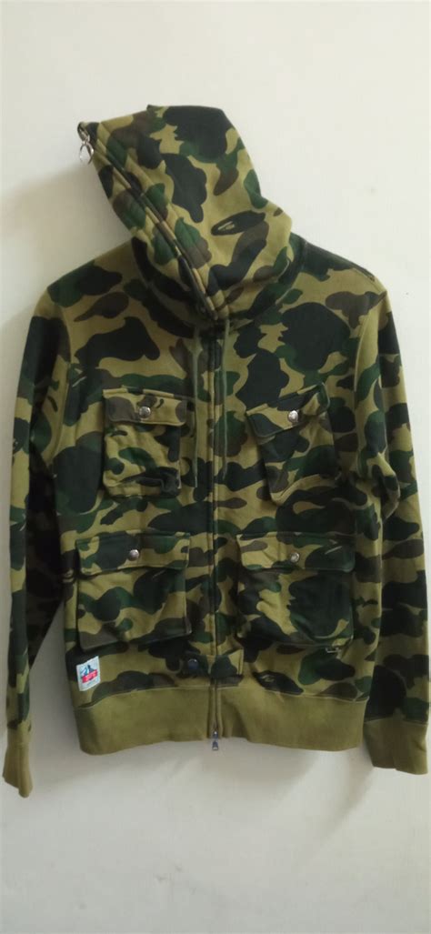 Bape Camo Bathing Ape Mountain Sport Full Zip Hoodie | Grailed