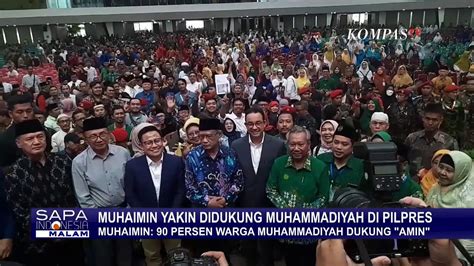 Muhaimin Klaim 90 Persen Warga Muhammadiyah Dukung Amin Di Pilpres 2024