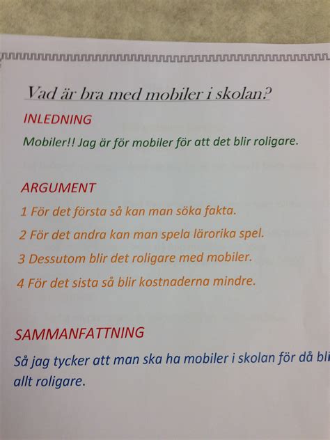 Hur Skriver Man En Argumenterande Text SubhamElle