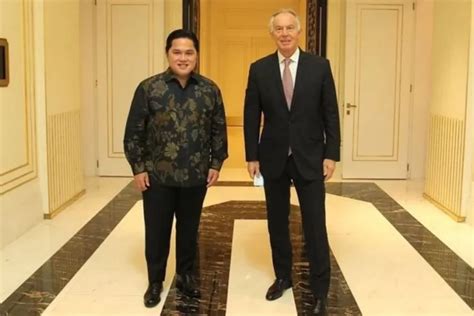 Tony Blair Salut Kemajuan Transformasi Bumn Era Erick Thohir Radar