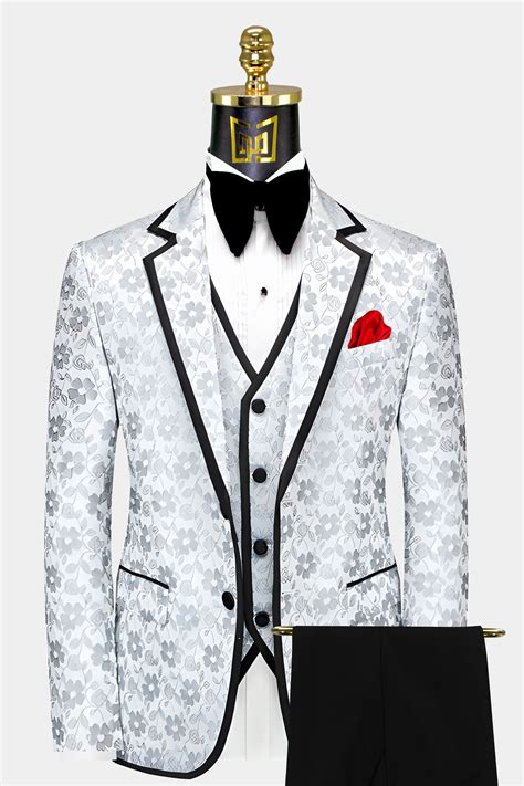 Silver Tuxedo With Black Trim Gentleman S Guru