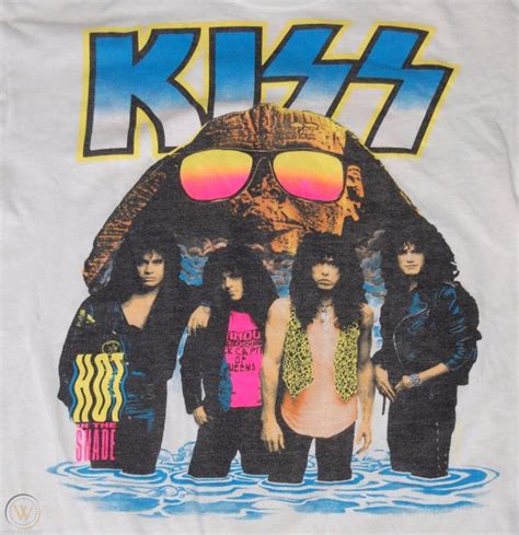 Kiss Hot In The Shade Tour Concert T Shirt Sphinx Band Xl Gene