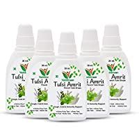 Buy Vaddmaan Tulsi Amrit 5 X 30 Ml Panch Tulsi Ark Drops Pure