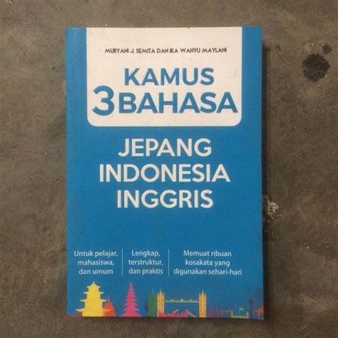 Jual Kamus Bahasa Jepang Indonesia Inggrs Muryani J Semita Di Lapak