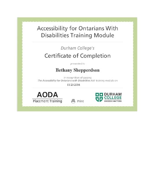 Aoda Certificate Pdf