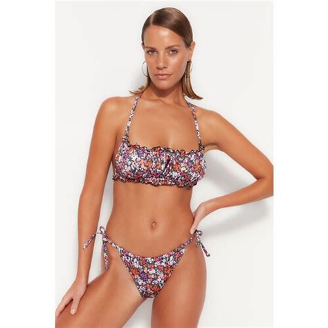 Trendyol Bikini Bottom Multicolored Floral Eponuda