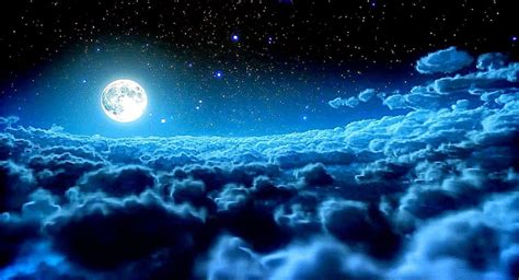 Night Sky With Cloud Anime Wallpapers Wallpaper Cave