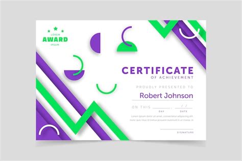 Concepto De Plantilla De Diploma Vector Gratis