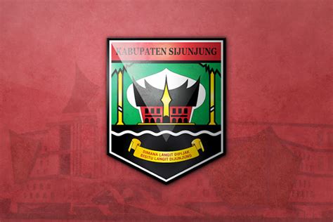 Lambang Kabupaten Sijunjung Sumatera Barat Design