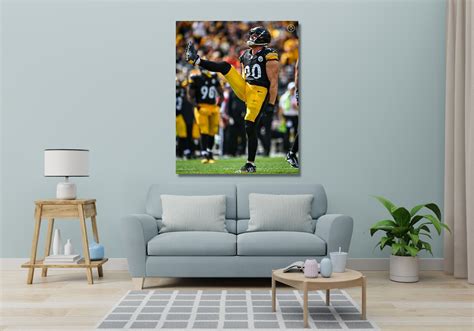 TJ Watt Legendary Sack Celebration Canvas Wall Art / Poster - Etsy