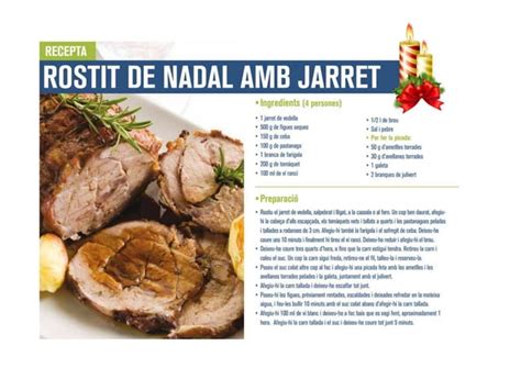 Rostit De Nadal Amb Jarret De Vedella PPT