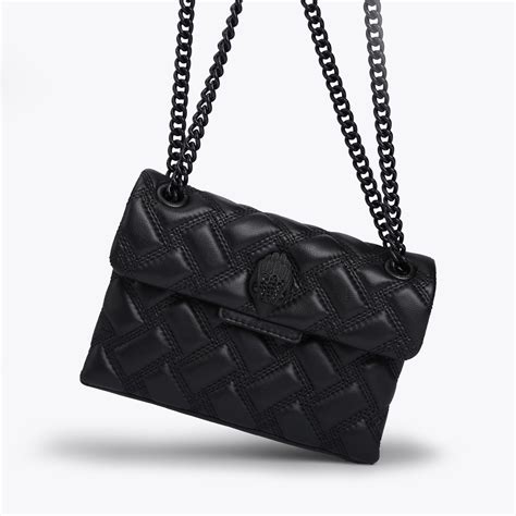 Mini Kensington Drench Black Quilted Leather Mini Purse By Kurt Geiger London