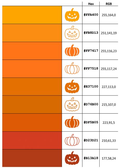 14 Perfect Pumpkin Colors And More In Microsoft Office Office Watch