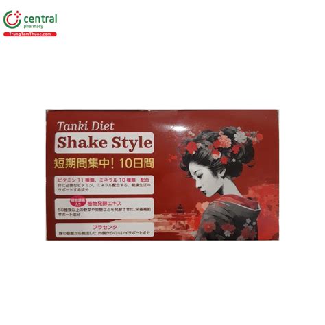 Anna de Rita Tanki Diet Shake Style, thực phẩm hỗ trợ kiểm soát cân nặng