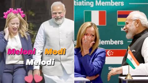 Giorgia Meloni E Narendra Modi Una Nuova Coppia Gli Indiani