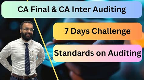 Day 2 7 Days Audit Challenge Standards On Auditing CA Final CA