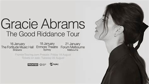 Gracie Abrams Announces Australian Tour Dates The Music Universe