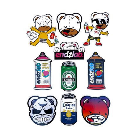 Bad Ass Stickers Pack Endzlab