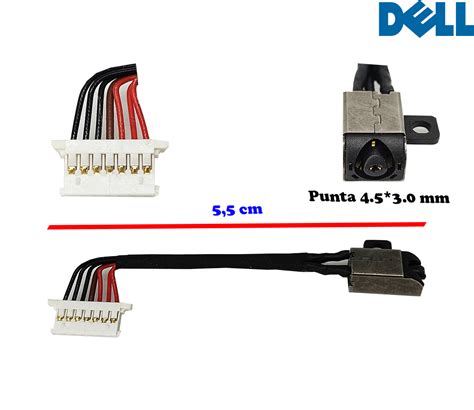 Dc Power Jack Pin De Carga Dell Inspiron Serviclic