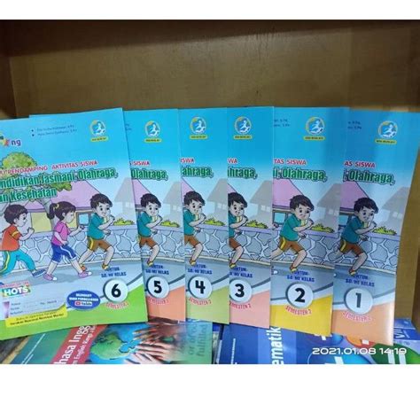 Jual Sudah READY Buku Pelajaran PJOK Penerbit Bintang SD Kelas 1