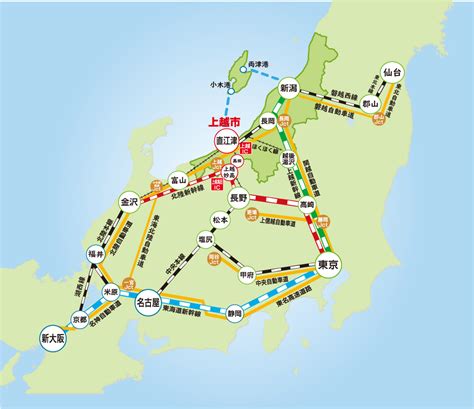 上越市へのアクセス 【公式】上越観光navi 歴史と自然に出会うまち、新潟県上越市公式観光情報サイト