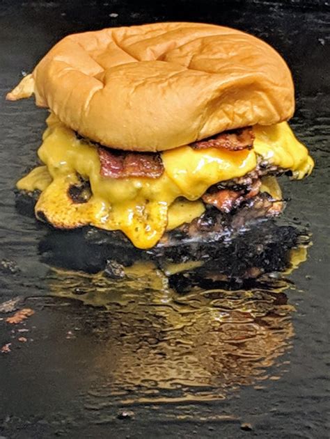 Kenjis Staycation Smashed Double Bacon Cheeseburger Seriouseats